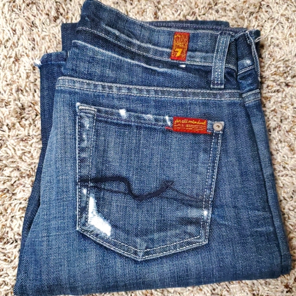 7 for all Mankind Distressed Jeans
